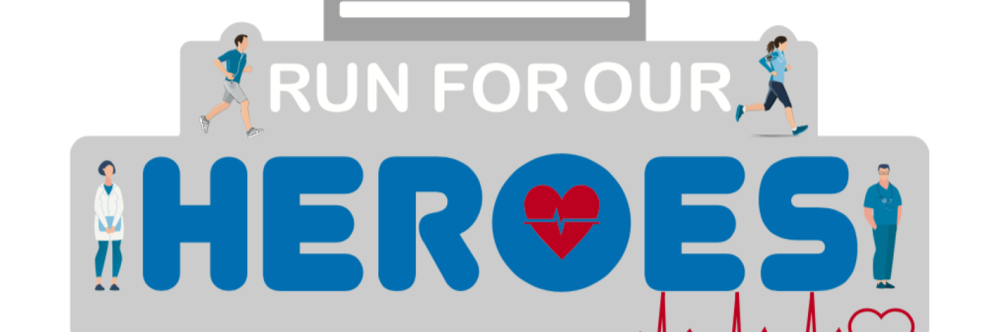 NHS Heroes Virtual Event Run Challenge Medal Running 