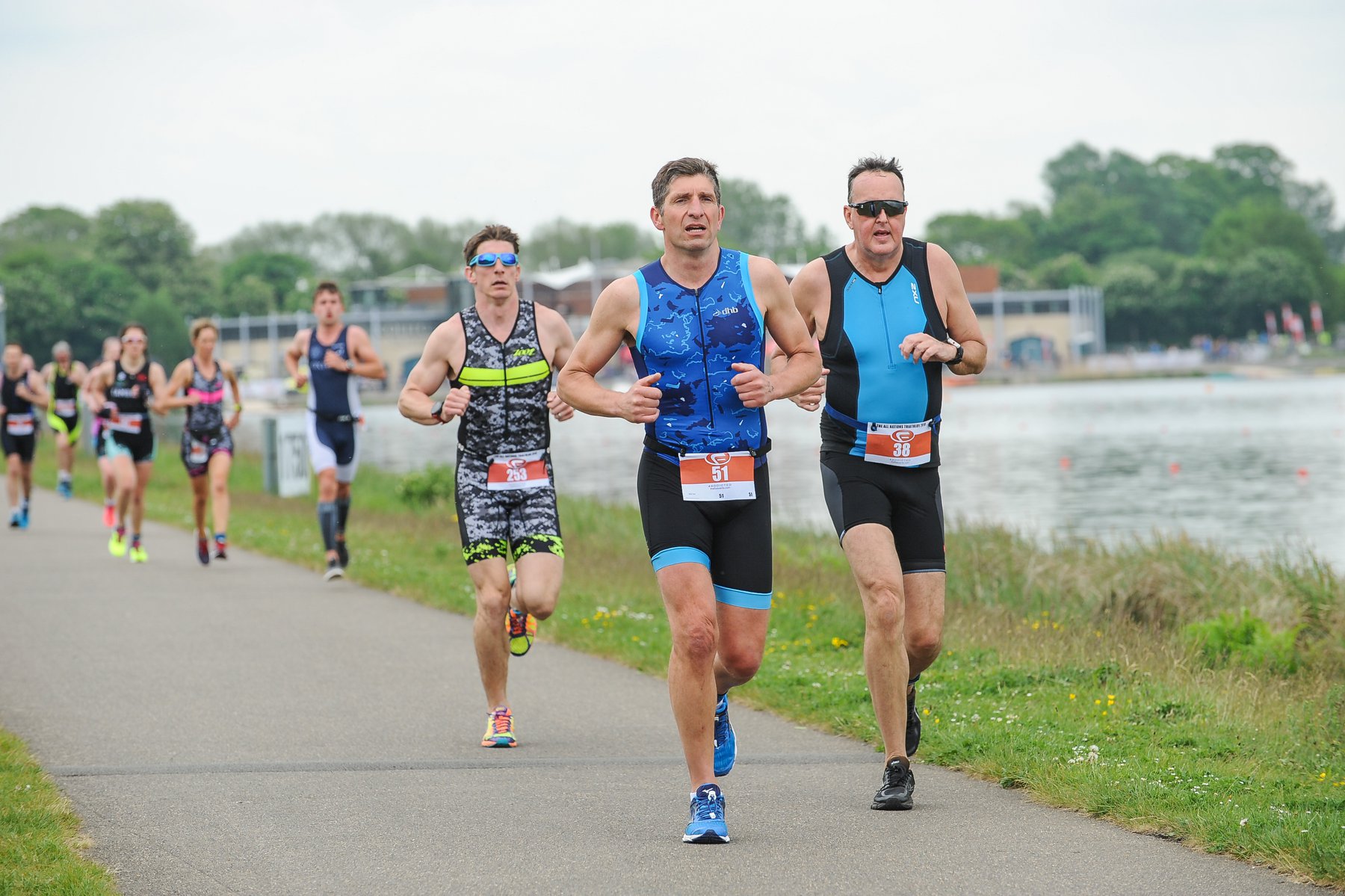 The All Nations 5k and 10k run and supersprint triathlon Dorney Lake Windsor