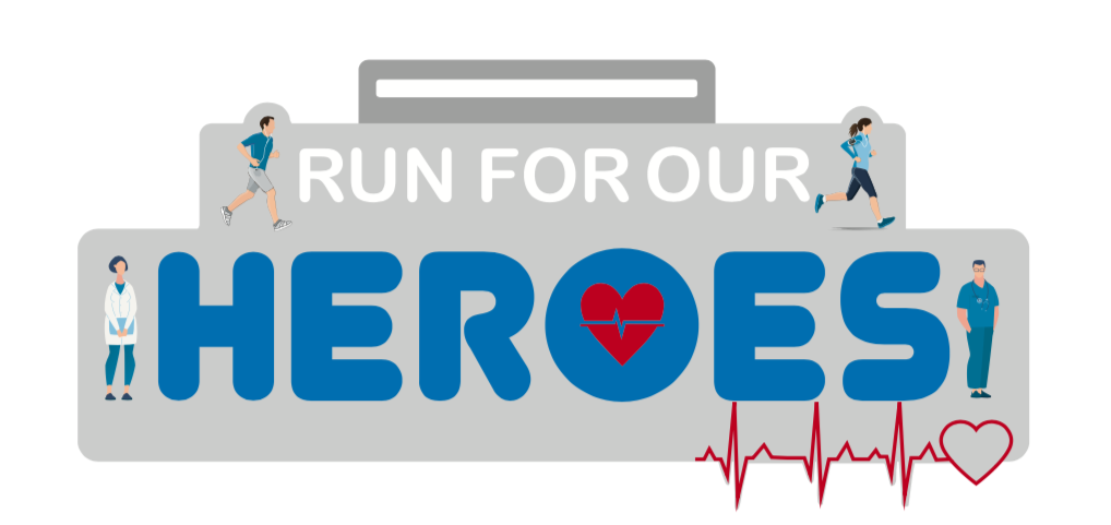 Run for our Heroes NHS 5k 10k half marathon marathon virtual run