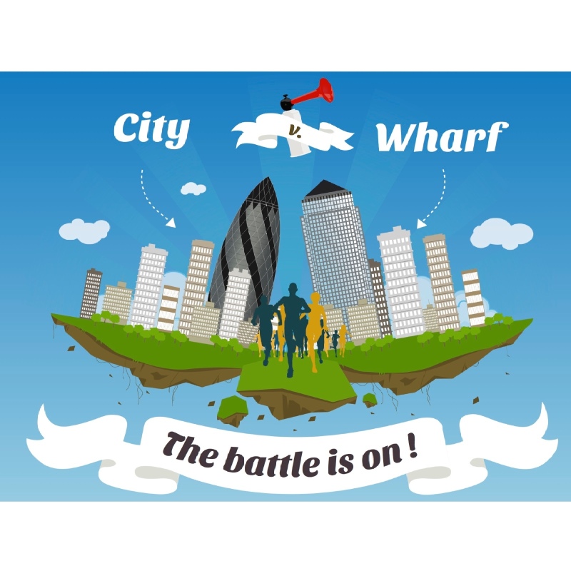 City V Wharf Race Pack Postage INDIVIDUAL Bookings