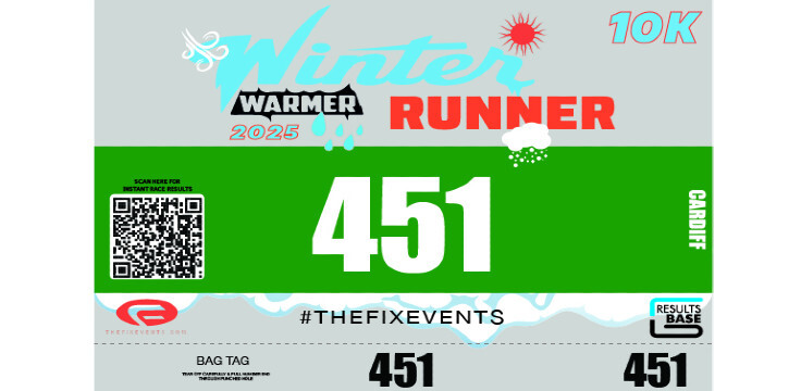 Race Pack Delivery Cardiff Winter Warmer Run 2025