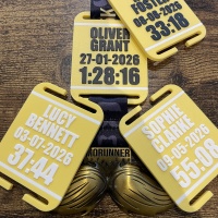 MoRunning Personalised Medal Tag